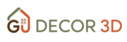 Logo Gu Decor 3D - đồ decor in 3D theo gu riêng