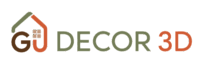 Logo Gu Decor 3D - đồ decor in 3D theo gu riêng