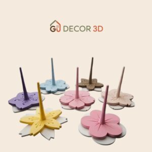 Giá đỡ len xoay hình cánh hoa nhiều mẫu Gu Decor 3D