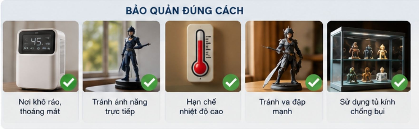 Cách Vệ Sinh Đồ in 3D Đúng Cách Giúp Sản Phẩm Luôn Bền Đẹp Như Mới Cách bảo quản mô hình và đồ decor in 3D sau khi vệ sinh