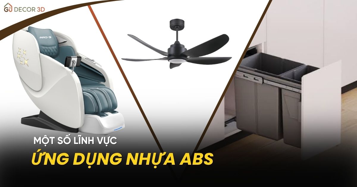 Chất Liệu ABS Là Gì? 5 Phút Đọc Để Không Mua Nhầm Nhựa Độc Hại Chất liệu abs là gì? Các lĩnh vực ứng dụng nhựa ABS như ghế massage, quạt trần và thùng rác âm tủ
