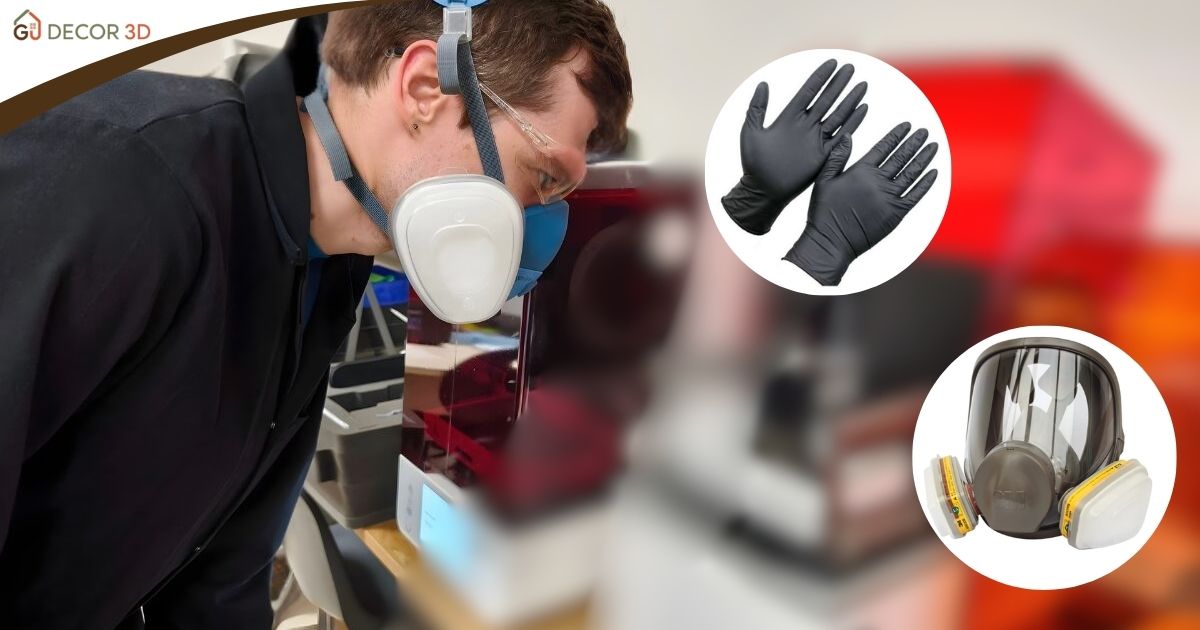 Resin Là Chất Liệu Gì? Toàn Tập Về Nhựa Resin In 3D Hiểu rõ resin là chất liệu gì và các rủi ro hóa học giúp bạn nhận thức đúng tầm quan trọng của việc đeo mặt nạ phòng độc, kính và găng tay khi in 3D.