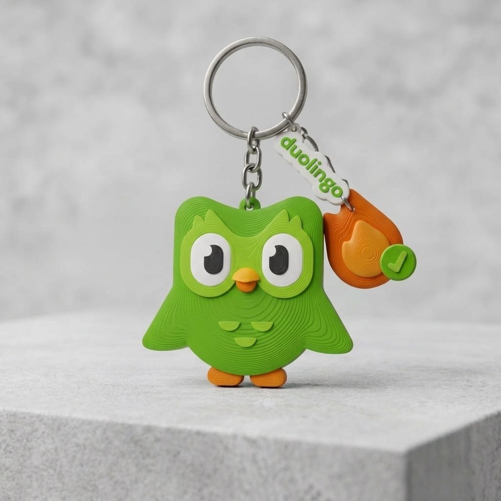 Quà Tặng In Logo Doanh Nghiệp in-moc-khoa-theo-yeu-cau-duolingo